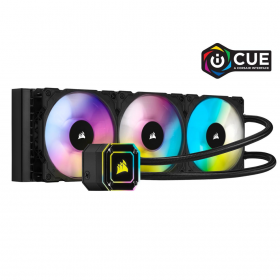  Corsair iCUE H150i ELITE CAPELLIX 360MM Liquid Cooler- Black 