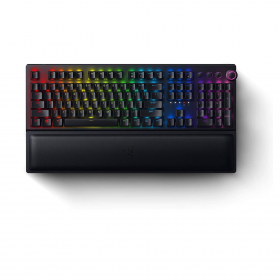  Razer BlackWidow V3 Pro | Mechanical Wireless Gaming Keyboard | Green Mechanical Switches (Clicky) | Full Size | Black 