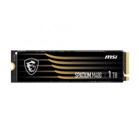  MSI 1TB SSD, SPATIUM M480, PCIe 4 NVMe M.2, R/W - 7,000MBs/6,850MBs 